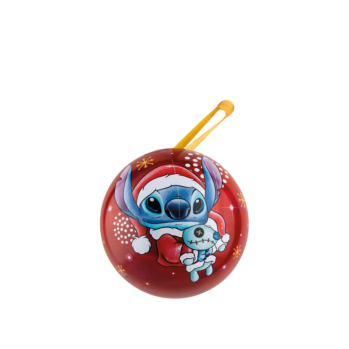 Palla di Natale Stitch d 7 rossa