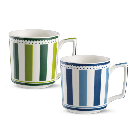 Set 2 Mug Blu E Verde Notting Hill Ml 42