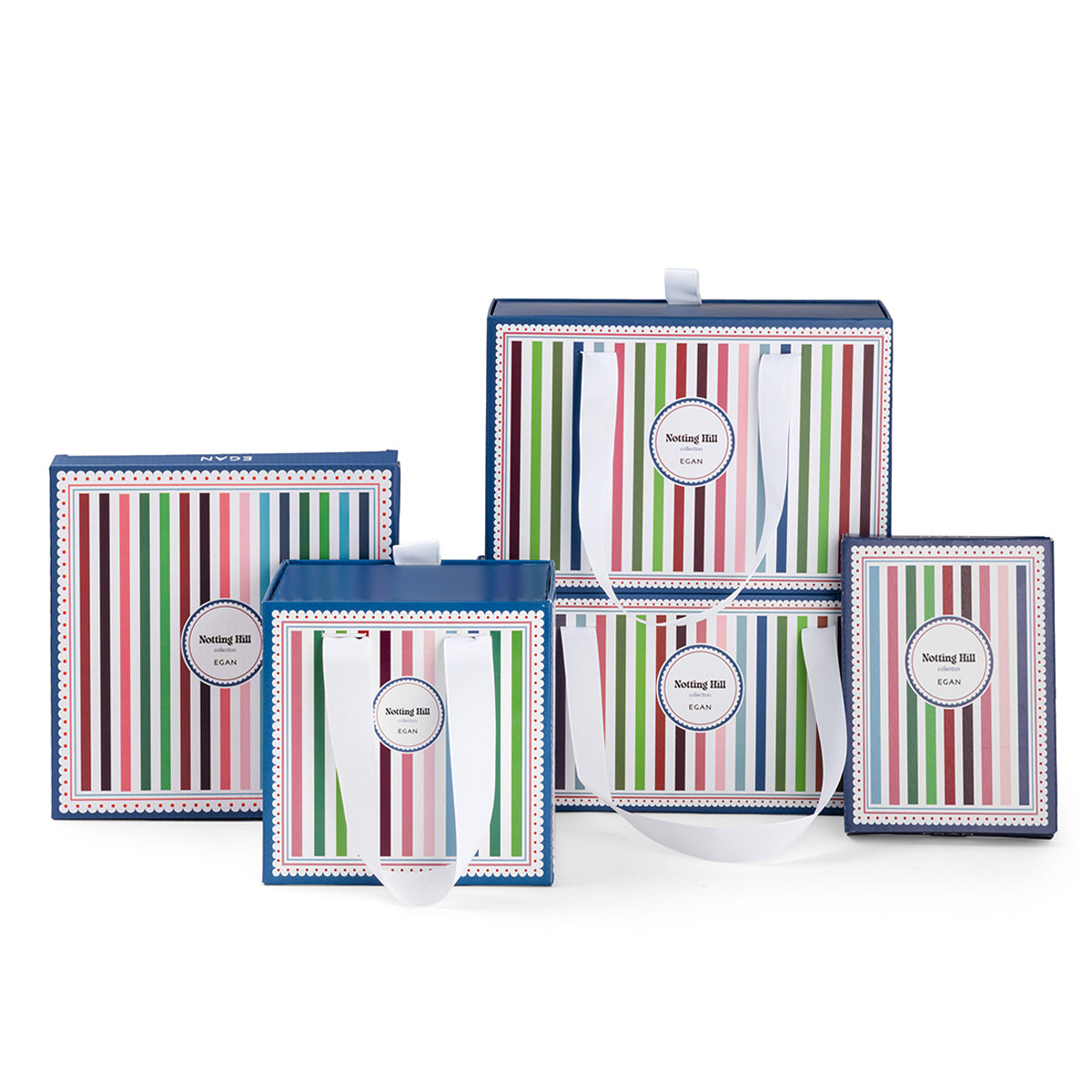 Set 2 Tazze Caffe' C/Piattino Rosa E Bordeaux Notting Hill Ml 100