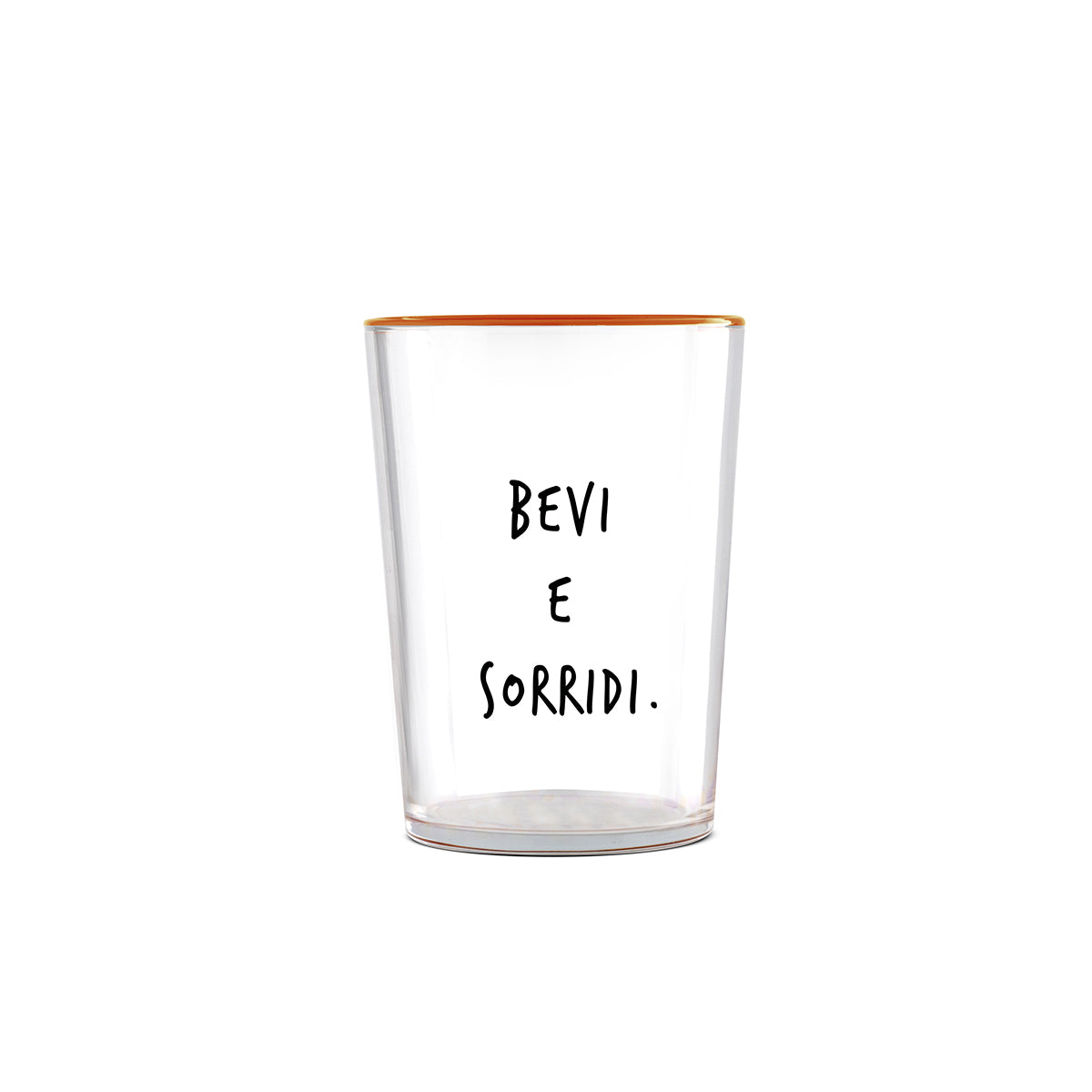 Bicchiere Smile Bevi E Sorridi Ml 480