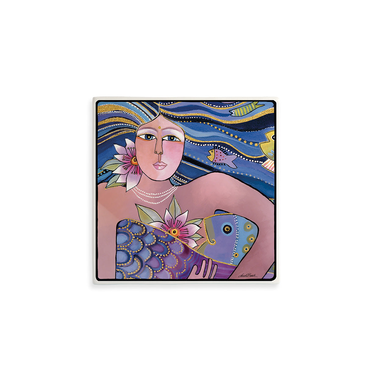 Formella Laurel Burch ''La Sirena'' 11X11