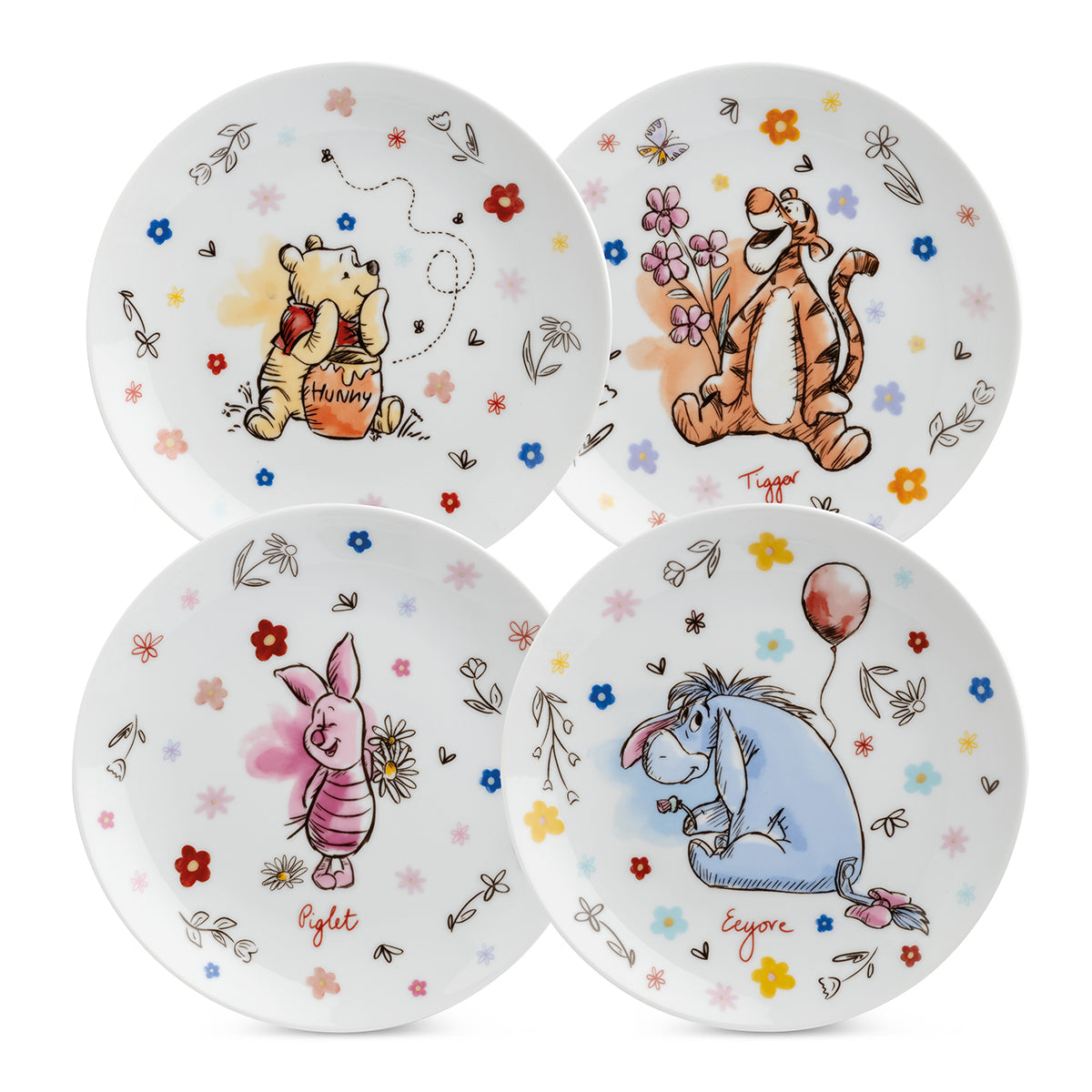Set 4 Piattini Dolce Winnie The Pooh D 19