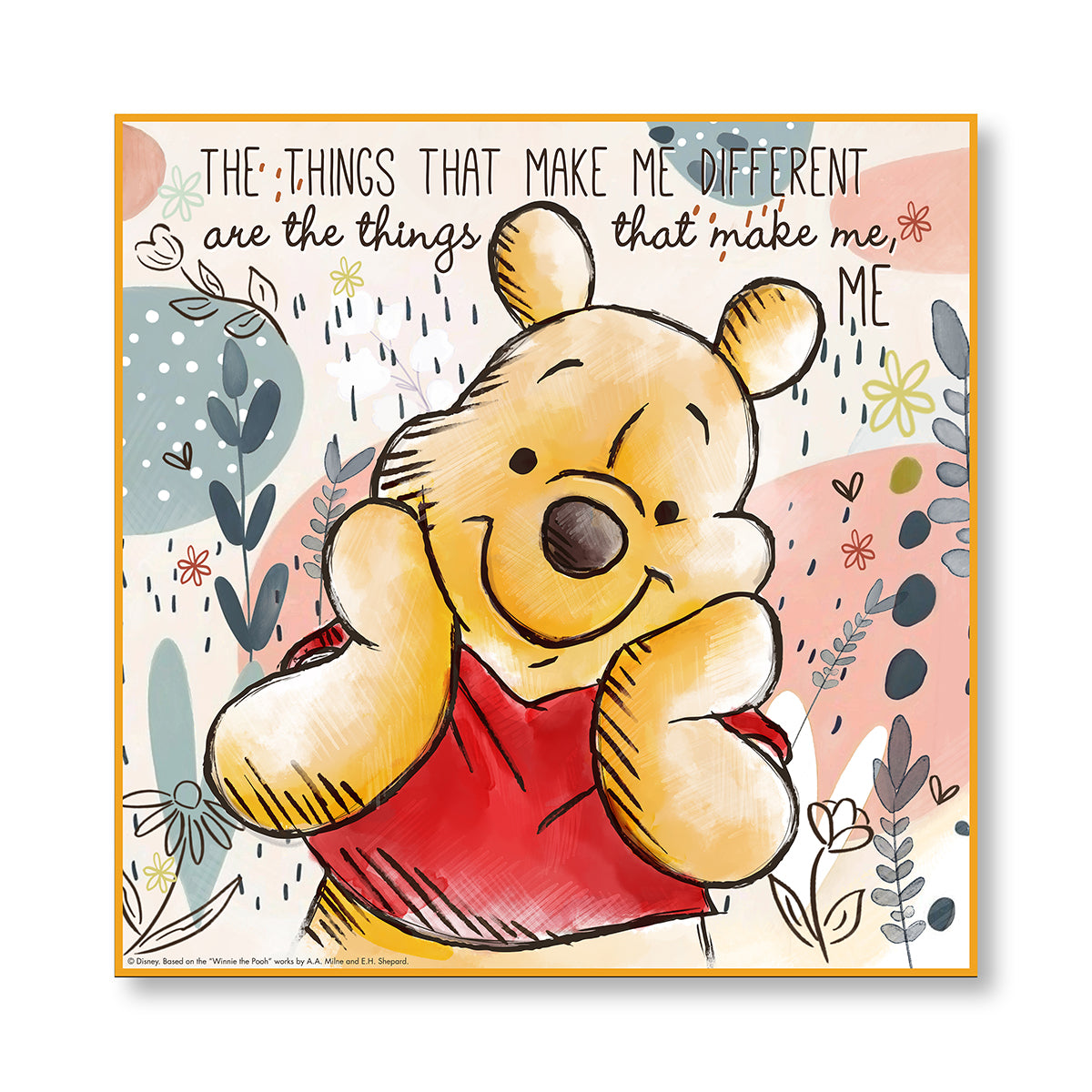 Quadro Winnie The Pooh 100x100