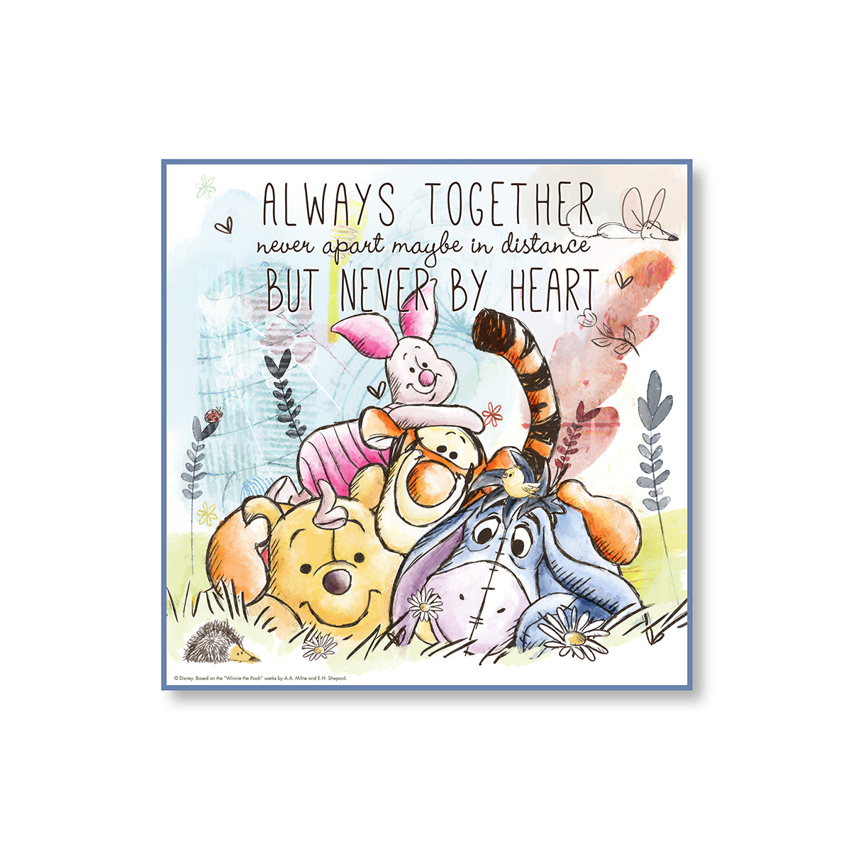 Quadro Winnie The Pooh And Friends 70x70