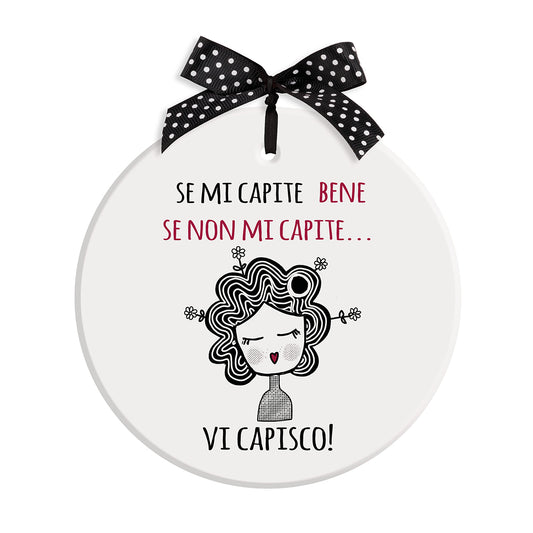 Formella Pensieri&Parole ''Vi Capisco'' D14