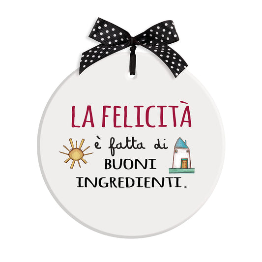 Formella Pensieri&Parole ''Ingredienti'' D14