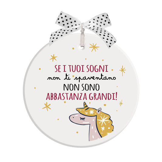 Formella Pensieri&Parole ''Unicorno'' D14