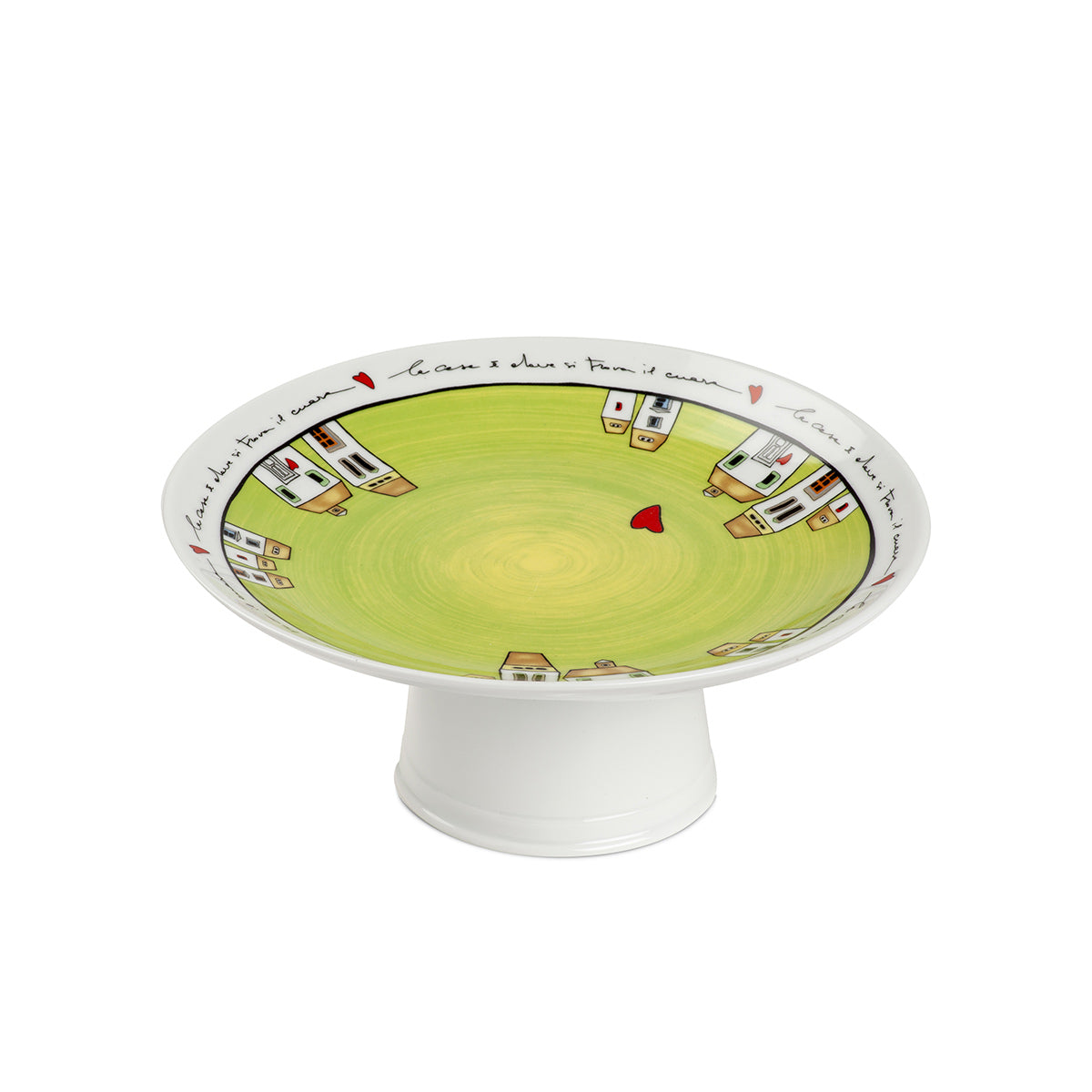 Alzata Le Casette Verde 19X9