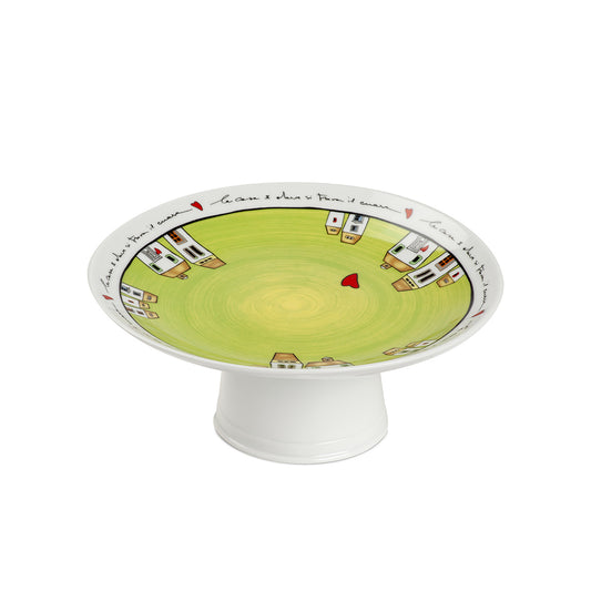 Alzata Le Casette Verde 19X9