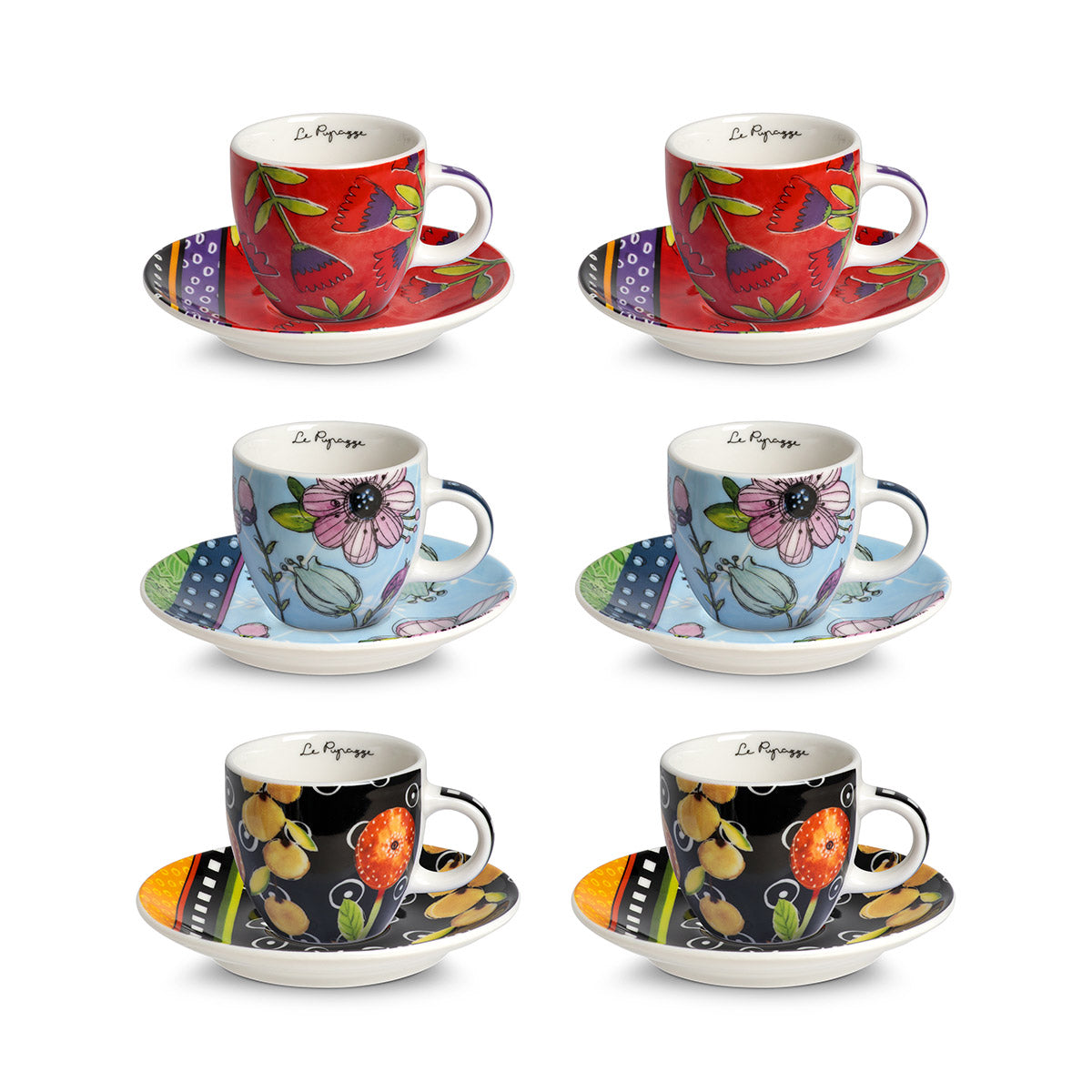 Se 6 Tazzine Caffè Le Pupazze ML 100