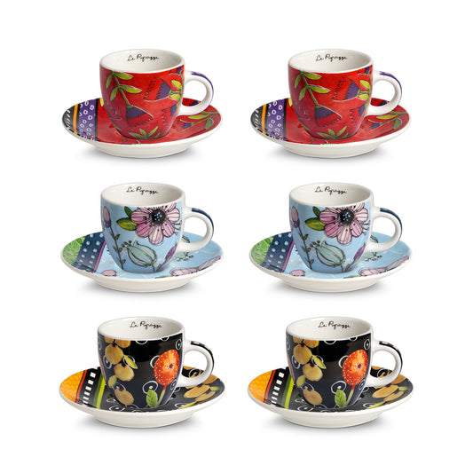 Se 6 Tazzine Caffè Le Pupazze ML 100