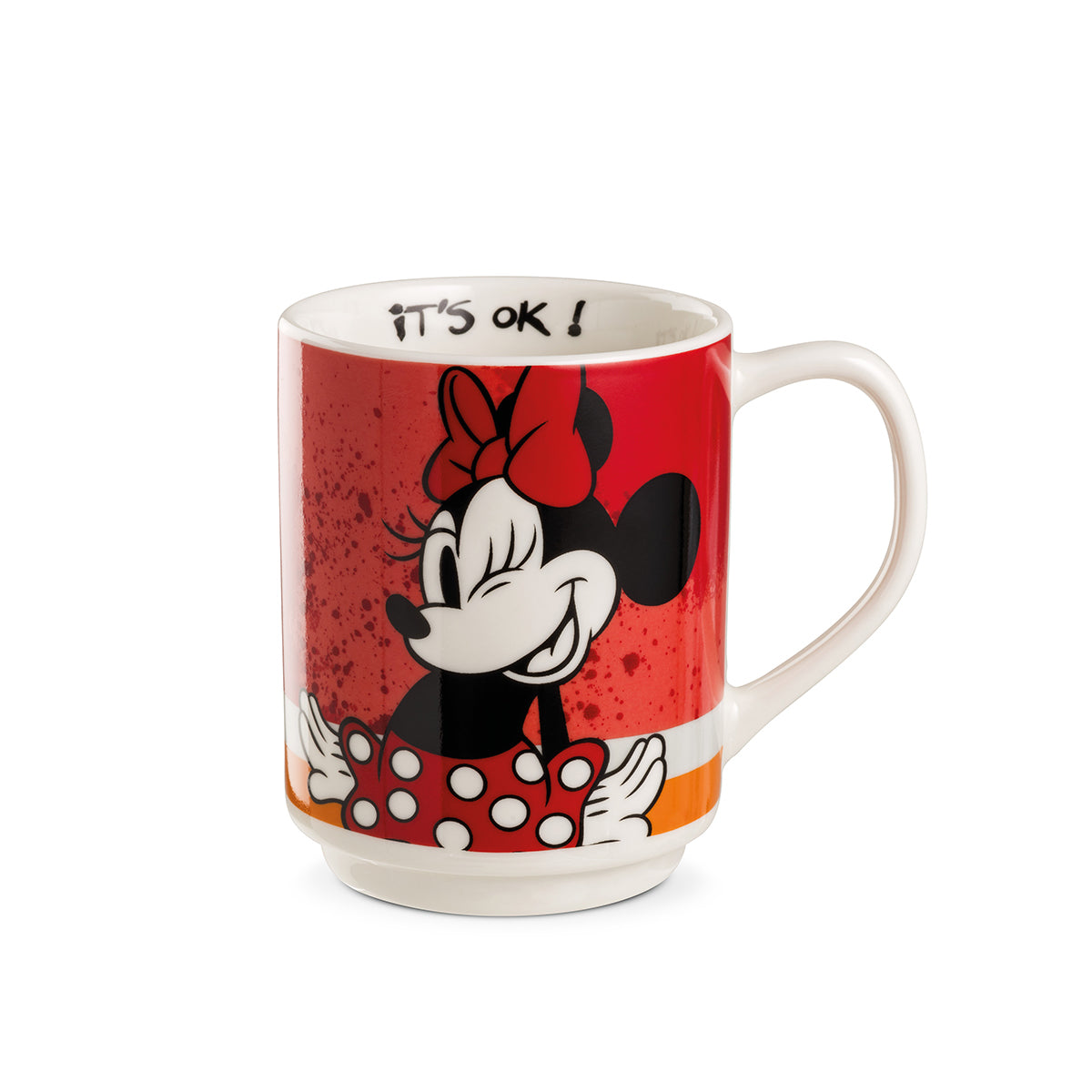 Mug Impilabile Minnie Mouse I Am Rosso Ml.350