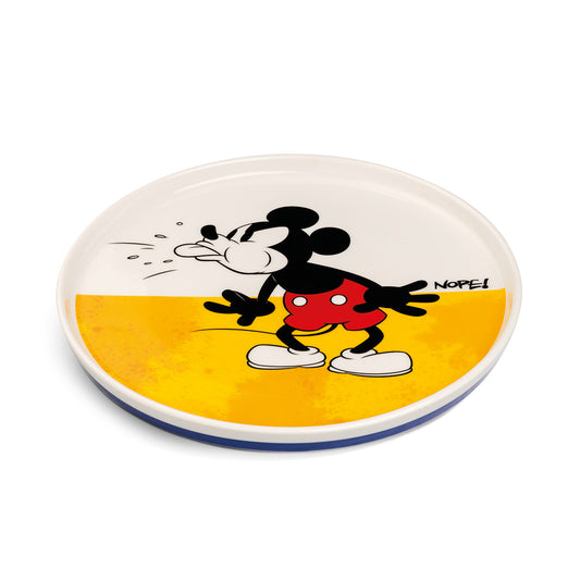Piatto Dessert Mickey Mouse I Am Giallo D.20