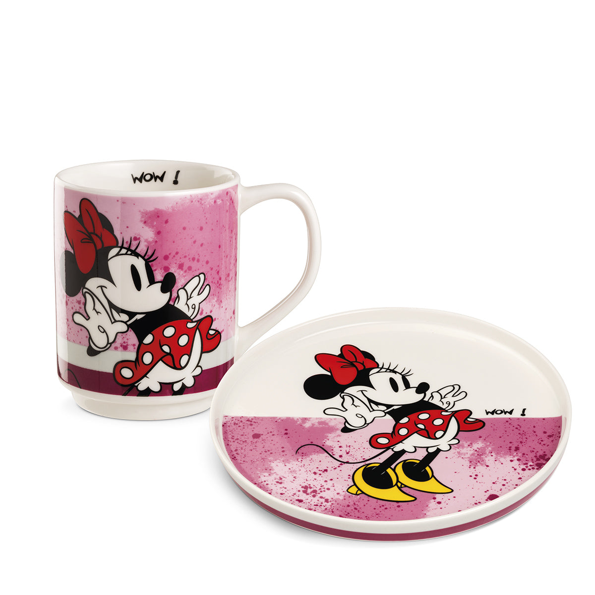 Piatto Dessert + Mug Imp. Minnie Mouse I Am Viola