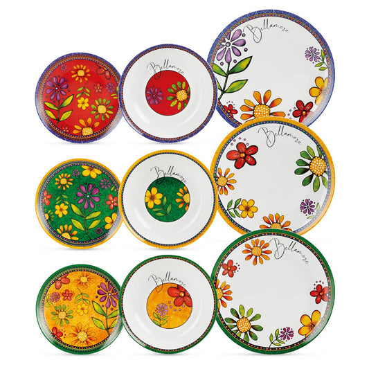 Set 18 piatti Bellamore (6 Fondi 6 Piani 6 Dessert)