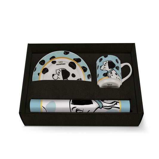 Set Tovaglietta/Piatto/Mug Carica 101 Celeste