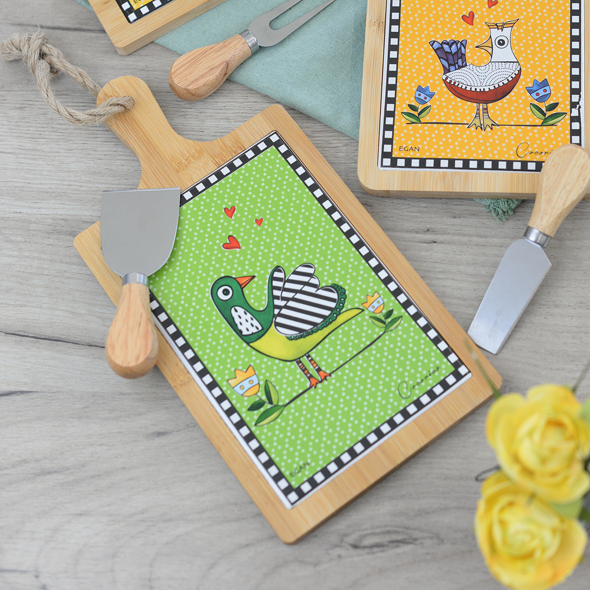 Chopping board Cocoricò Green CM30X15