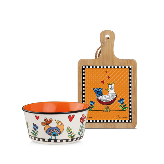 Set Tagliere + Bowl Cocoricò