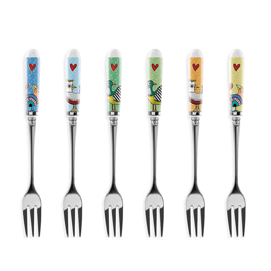 Set 6 Forchettine Cocoricò