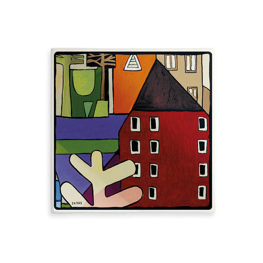 Formella "La Casa" IV-XVI 21X21