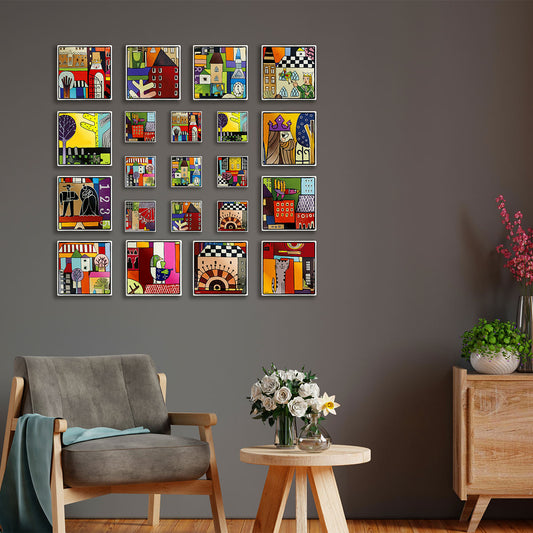 Formella "La Casa" IV-XVI 21X21