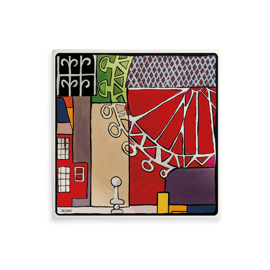 Formella "La Ruota" VI-XVI 21X21