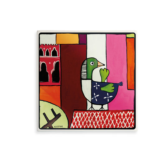 Formella "Sui Tetti" XIII-XVI 21X21