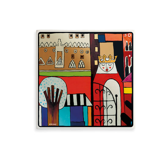 Formella "La Dama" XIV-XVI 21X21