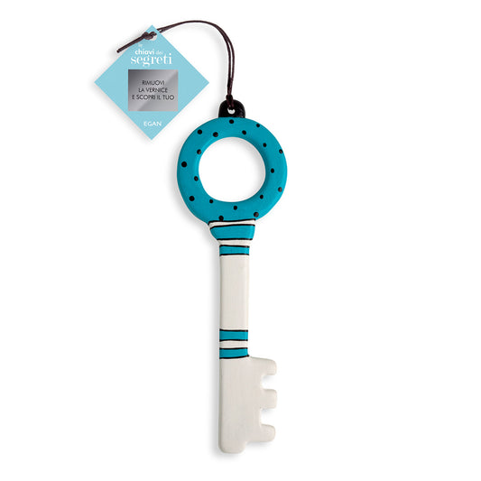 Chiave Dei Segreti Mondo Azzurra 18X6,5