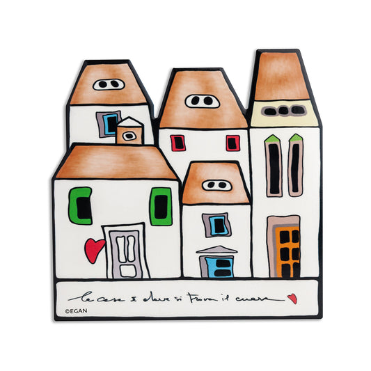 Sottopentola Le Casette 16X16