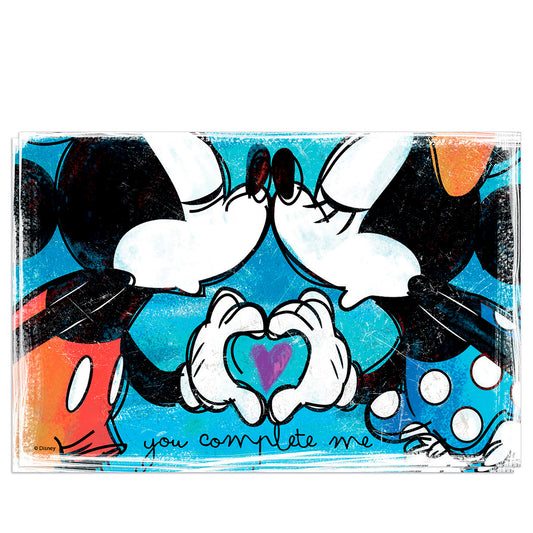 Set 2 Tovagliette Blu Mickey e Minnie