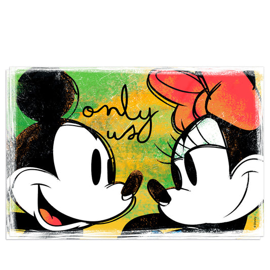 Set 2 Tovagliette Verdi Mickey e Minnie