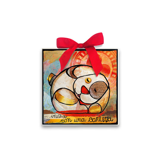 Formella Migliore Amico Cane 11X11