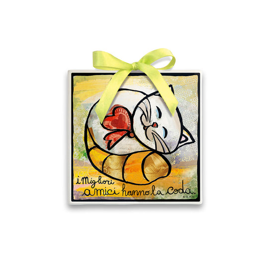 Formella Migliore Amico Gallo 11X11