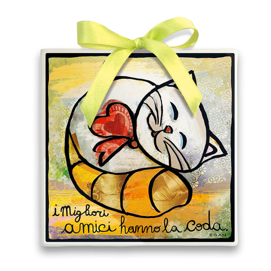 Formella Migliore Amico Gallo 23X20