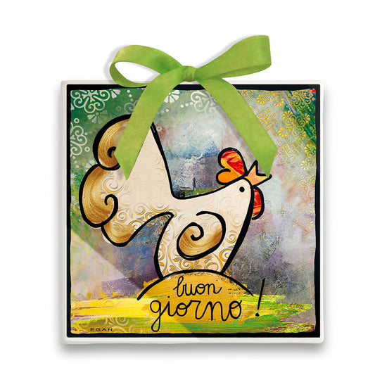 Formella Migliore Amico Gallina 23X20