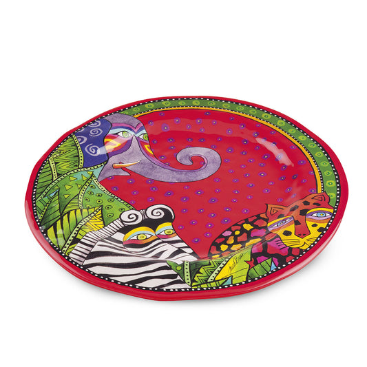 Piatto Portata Laurel Burch Jungle Rot