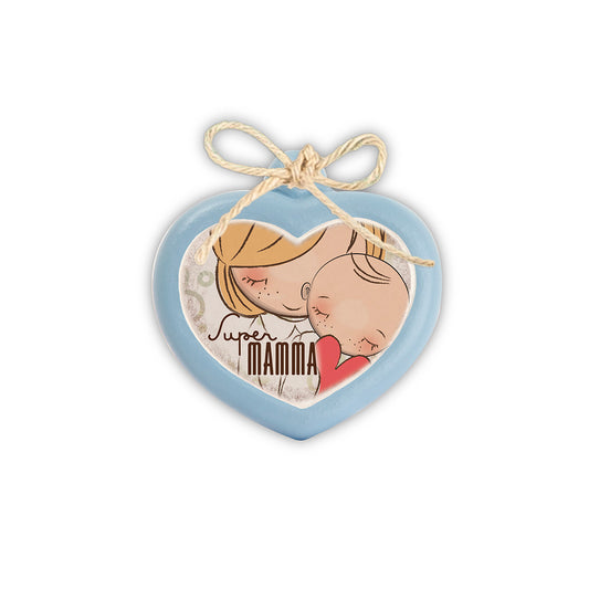 Mini Formella Pensieri&Parole Cuore "Mamma" 6X7