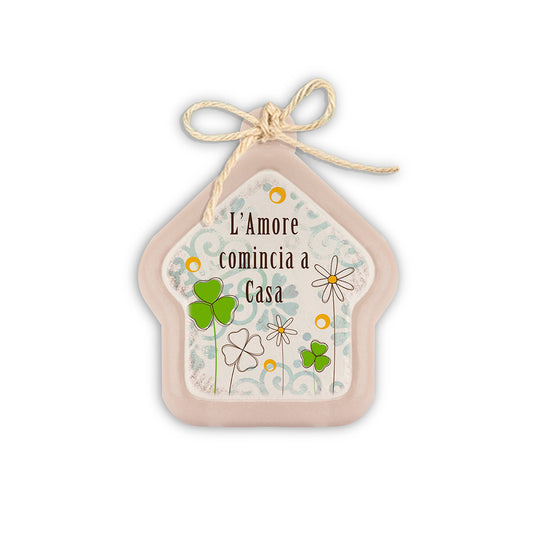 Mini Formella Pensieri&Parole Casa "Home" 6X7