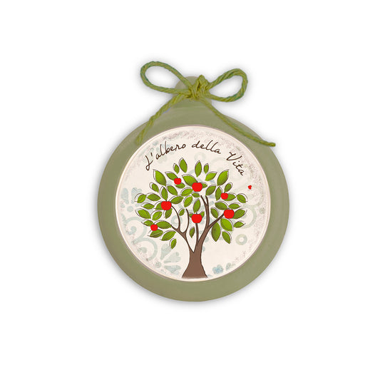 Mini Formella Pensieri&Parole Tonda "Albero della Vita" 6X7
