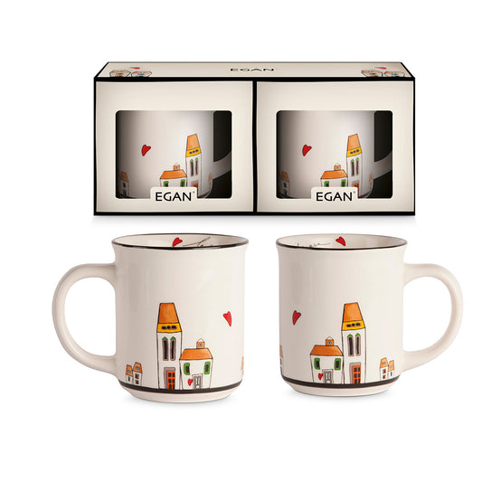 Set 2 Mug Le Casette 430 ml