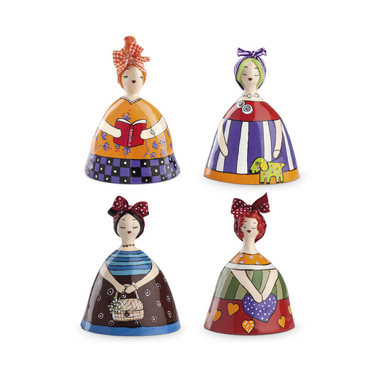 Set 4 Salvadanai assortiti Le Pupazze