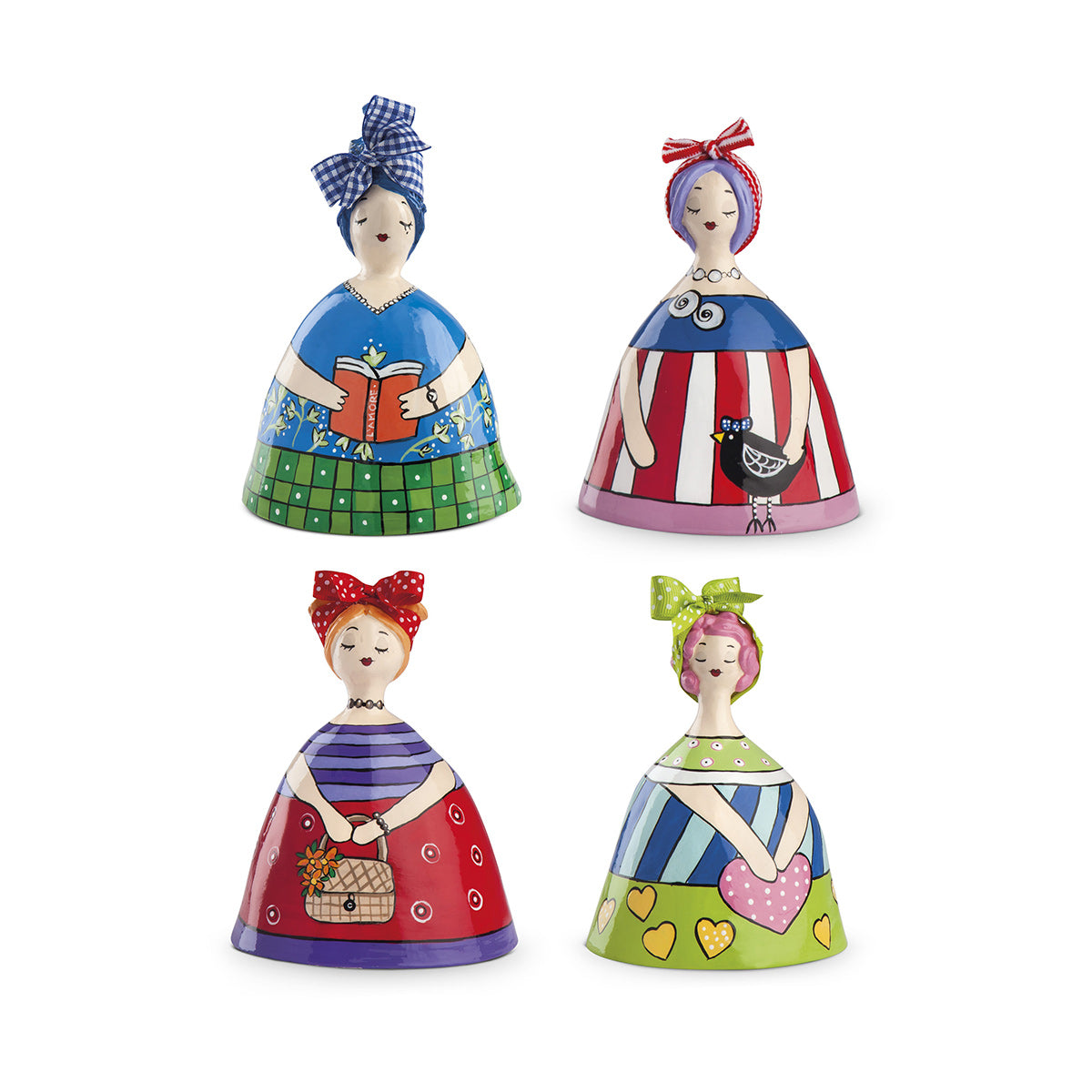 Set 4 Salvadanai assortiti Le Pupazze