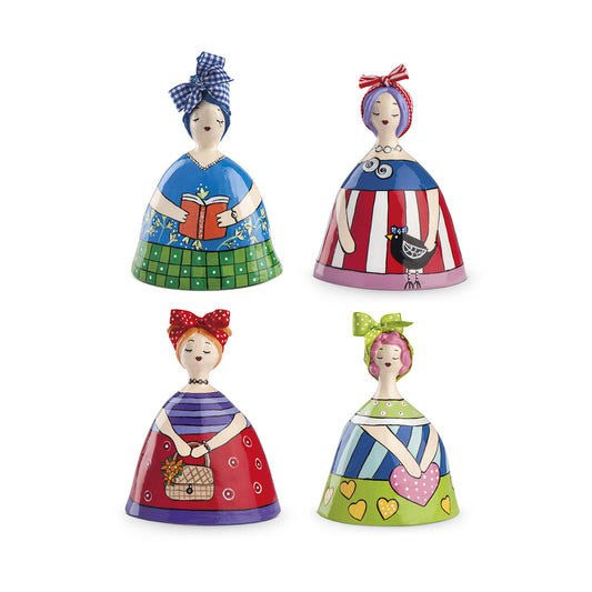 Set 4 Salvadanai assortiti Le Pupazze