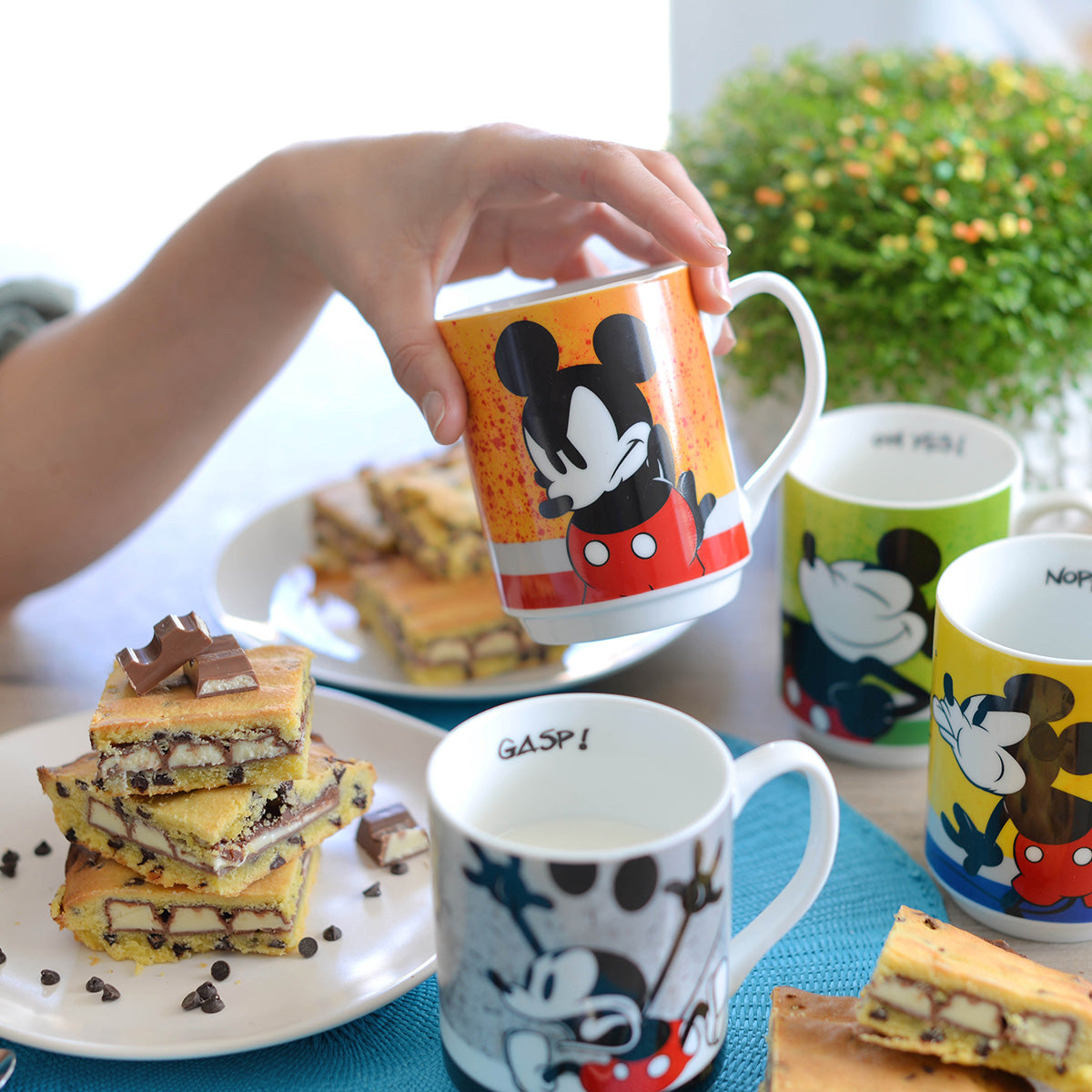 Mug Impilabile Mickey I am Arancio ML.350