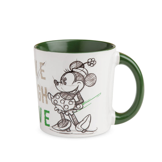 Mug Minnie Live Laugh Love Verde 