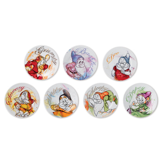 Set 7 Piatti Dessert 7 Nani  