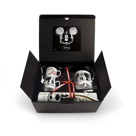 Set 2 Tazze Caffè Impilabili London con Zucccheriera e Tovaglietta